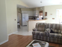 Cape Coral Rental Home Kitchen Breakfast Bar