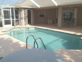 Our Pool in our Beautiful Cape Coral Rental Home